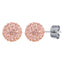 BONBON TITANIUM & GOLD CRYSTAL EARRINGS