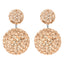 BONBON STERLING SILVER & GOLD CRYSTAL EARRINGS