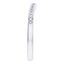 0.15ct Round Diamond Half Eternity Wedding Ring in 18ct White Gold