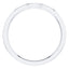 0.15ct Round Diamond Half Eternity Wedding Ring in 18ct White Gold