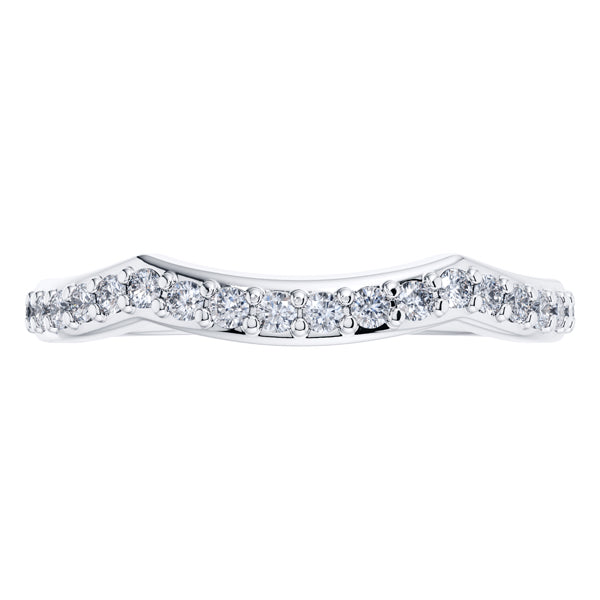 0.60ct Round Diamond Full Eternity Wedding Ring in Platinum
