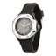 Diamond, Grey Silicone & Stainless Steel 36mm Watch