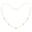 ALLURE STERLING SILVER & GOLD CRYSTAL NECKLACE