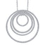 ALLURE STERLING SILVER & WHITE CRYSTAL PENDANT with CHAIN