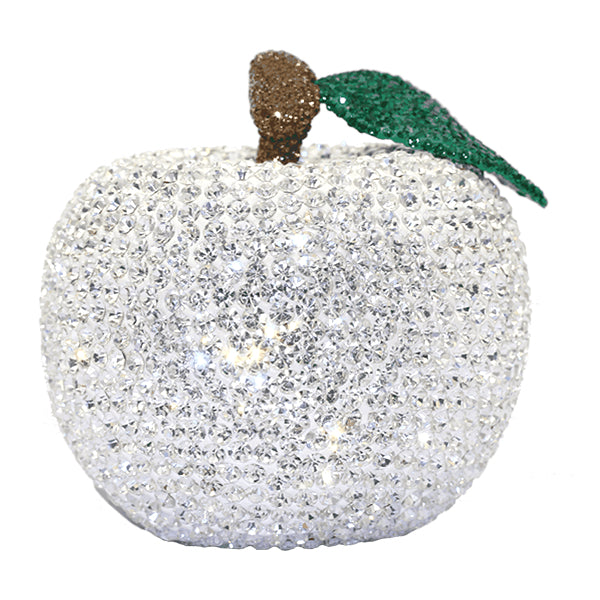 Homeware Crispy White & Green Crystal Apple