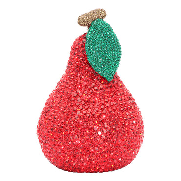Homeware Delicious Red & Green Crystal Pear