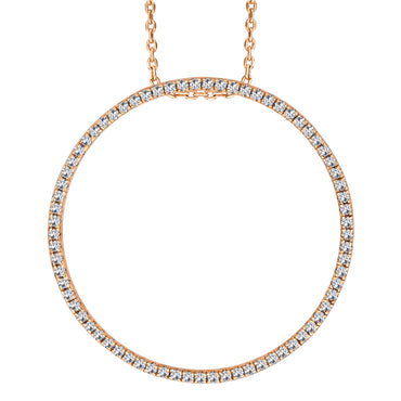 ALLURE STERLING SILVER & WHITE CRYSTAL PENDANT with CHAIN