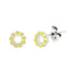 Daisy Silhouette studs