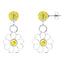 Bonbon daisy drop earrings