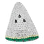 Homeware Mouth-watering White & Green Crystal Watermelon