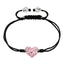 Bonbon Two Tone Pink Crystal & Stainless Steel 10mm Bracelet