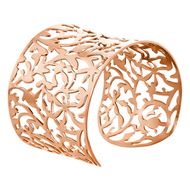 Allure Filigree Stainless Steel Bangle
