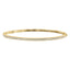 0.75ct channel set diamond bangle in 18k Yellow gold