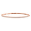 0.75ct channel set diamond bangle in 18k Rose gold