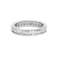 1.30ct Round & Baguette Diamond Eternity Ring set in 18ct White Gold