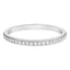 Round Brilliant Diamond Claw Set Full Eternity Ring in 18ct White Gold