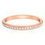 0.50ct Round Brilliant Diamond Claw Set Full Eternity Ring set in 18ct Rose Gold