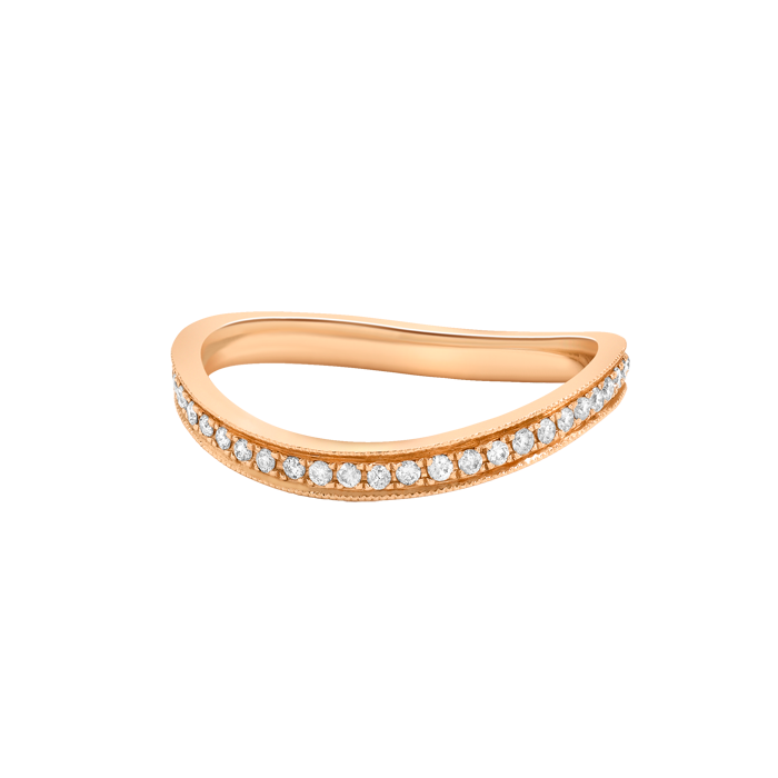 0.75ct Round Brilliant Diamond Eternity Ring set in 18ct Rose Gold