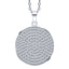 ALLURE STERLING SILVER & WHITE CRYSTAL PENDANT with CHAIN