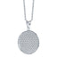 ALLURE STERLING SILVER & WHITE CRYSTAL PENDANT with CHAIN