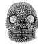 Homeware Grey & White Crystal Skull