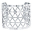 Metric White Polished Stainless Steel Cuff