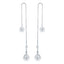 BonBon White Crystal Drop Earrings