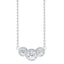 ROYALE STERLING SILVER & WHITE CRYSTAL PENDANT with CHAIN