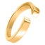 Quantum Cubus Yellow Gold Plated Stainless Steel Ring