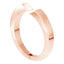 Quantum Cubus Rose Gold Plated Stainless Steel Bangle