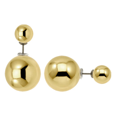 BONBON TITANIUM & YELLOW PLATED EARRINGS