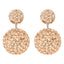 BONBON STERLING SILVER & GOLD CRYSTAL EARRINGS