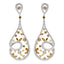 6.90ct White & Coloured Diamond Drop Earrings in 18ct White Gold