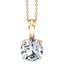 Round Diamond Classic Solitaire Pendant with Chain in 18ct Yellow Gold