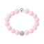 Bonbon Glace White Crystal and Pink Bracelet