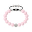 Bonbon Glace White Crystal and Pink Bracelet