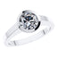 GIA Certified 0.51ct Round Diamond Engagement Ring in 18ct White Gold