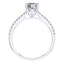 GIA Certified 1.18ct Round Diamond Engagement Ring in 18ct White Gold