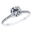 GIA Certified 1.18ct Round Diamond Engagement Ring in 18ct White Gold