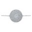 0.85ct H-SI Fancy micro set diamond disc bracelet in 18k white gold