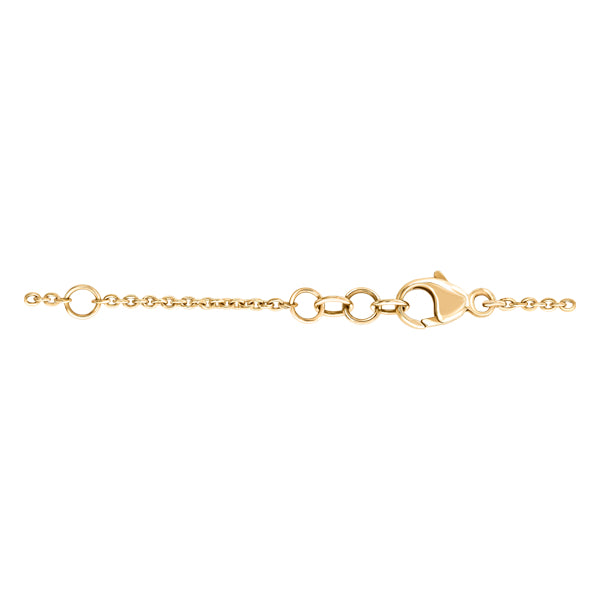 0.10ct H-SI Linear diamond bracelet in 18k yellow gold