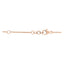 0.85ct H-SI Fancy micro set diamond disc bracelet in 18k rose gold