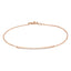 0.10ct H-SI Linear diamond bracelet in 18k rose gold