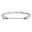 Eternal Charm bangle in sterling silver pave set with signature Tresor Paris crystals