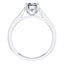 Round Brilliant 18ct White Gold Diamond Engagement Ring.