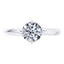 Round Brilliant 18ct White Gold Diamond Engagement Ring.