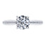 4 Claw 18ct White Gold Round Brilliant Diamond Engagement Ring.