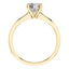 Elegant 4 Claw 18ct Yellow Gold Round Brilliant Diamond Engagement Ring.