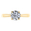 Round Brilliant 18ct Yellow Gold Diamond Engagement Ring.