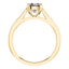 Round Brilliant 18ct Yellow Gold Diamond Engagement Ring.